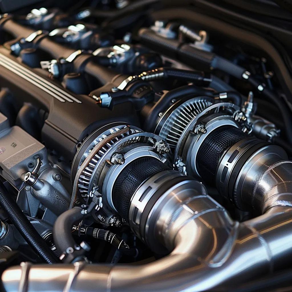 Clean engine bay after professional cleaning service highlighting maintenance and performance